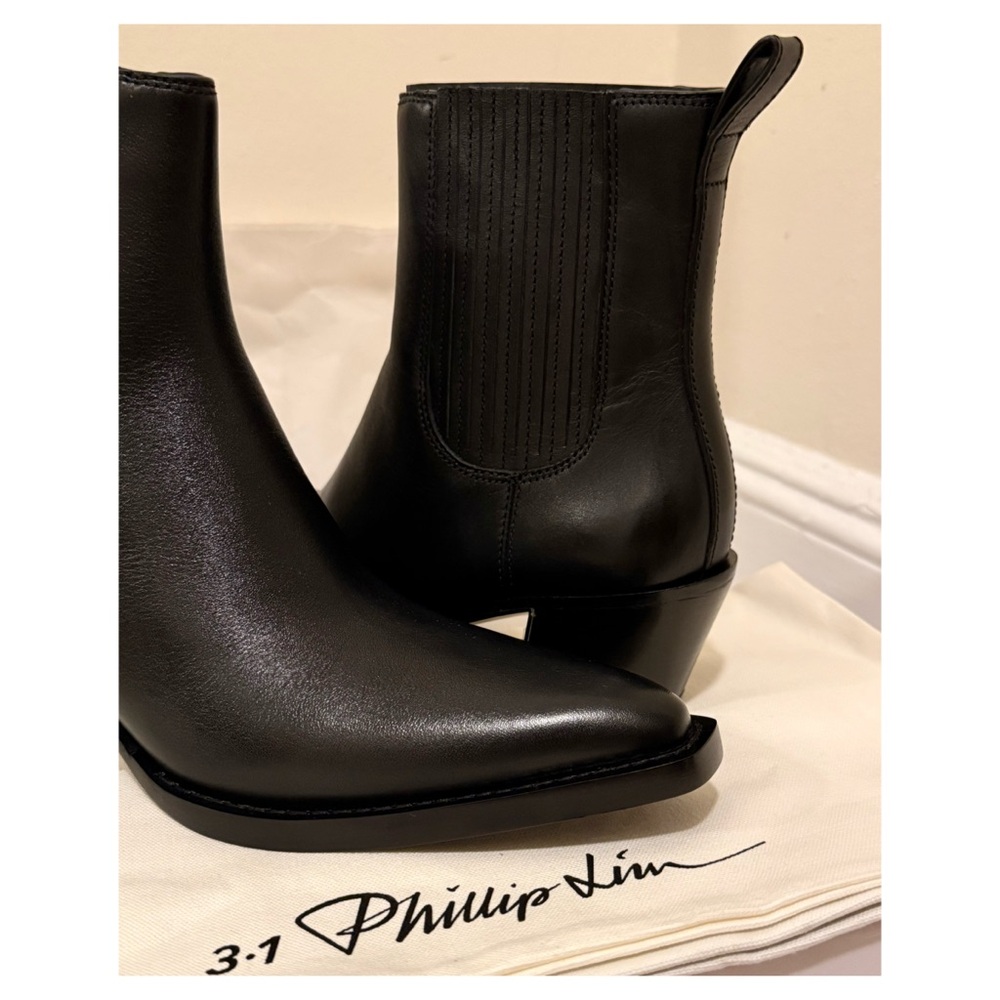 Phillip Lim Black Downtown Chelsea Boots - Picture 8 of 12